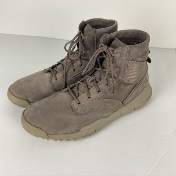 Nike Men’s SFB 6″ Leather Sneaker Boot Mushroom Size 14 Tactical Field Utility - Picture 10 of 11